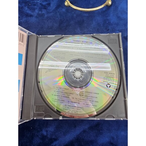 Tammy Wynette - Anniversary: Twenty Years Of Hits (CD, 1987, Epic Records) - Picture 3 of 4